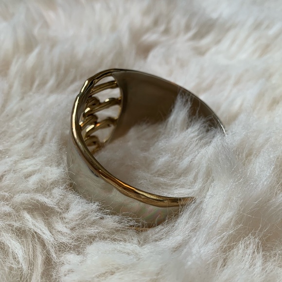 Gold & Silver Snake Bangle - Picture 3 of 3